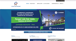 Desktop Screenshot of micanaldepanama.com